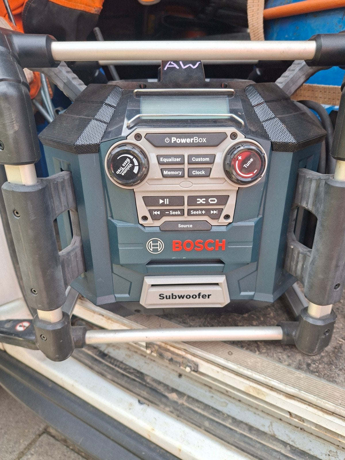 Te koop zgan bouwradio Bosch, Ophalen of Verzenden, Zo goed als nieuw, Bouwradio