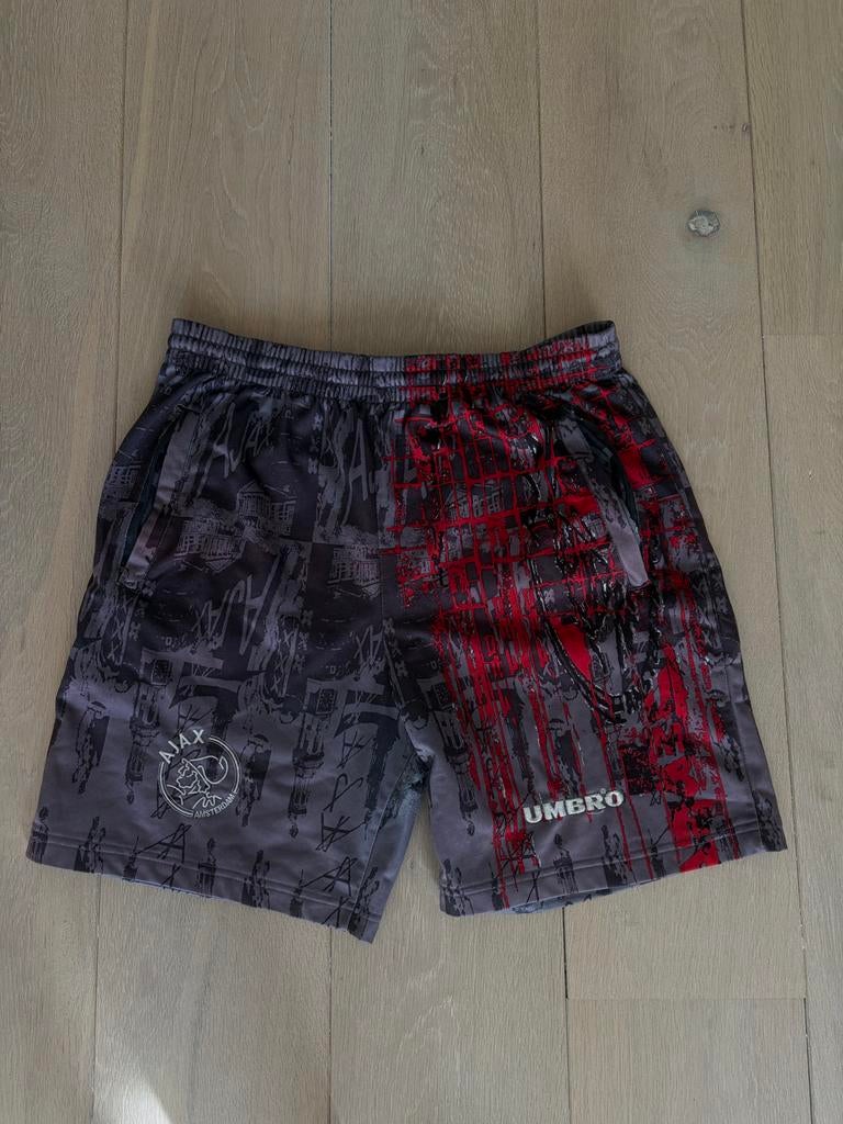 Vintage Ajax broekje jaren 90 Umbro, Ophalen of Verzenden, Gebruikt, Broek