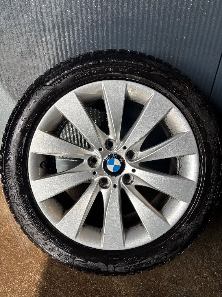17'' BMW velgen Met Voorbanden, Auto-onderdelen, Banden en Velgen, Ophalen, Gebruikt, Banden en Velgen, 17 inch