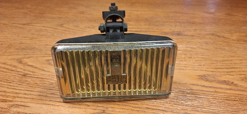 Verstraler of mistlamp vintage reflectie geel, Ophalen, Gebruikt