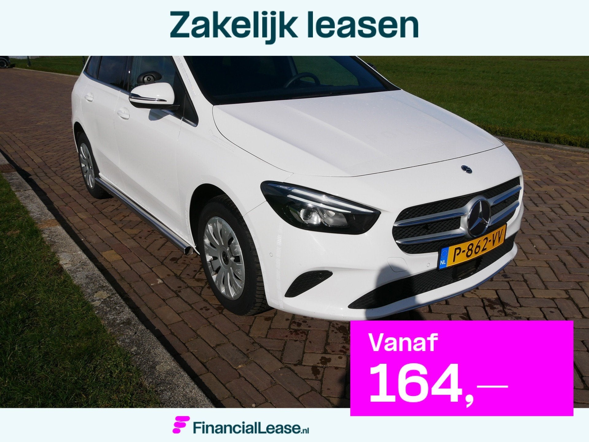 Mercedes-Benz B-klasse 200d AUT AC CAMERA 2022 * EX POLICE M, Stof, Gebruikt, 4 cilinders, 150 pk