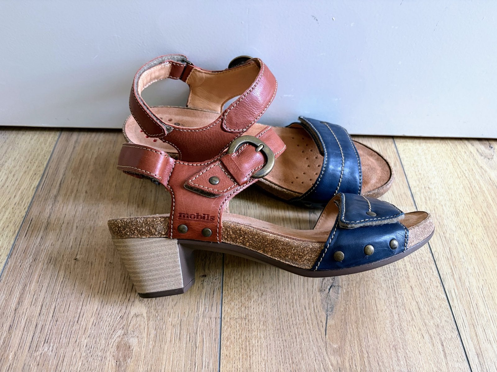 Mephisto Mobils 40, Bruin, Zo goed als nieuw, Sandalen of Muiltjes, Ophalen of Verzenden