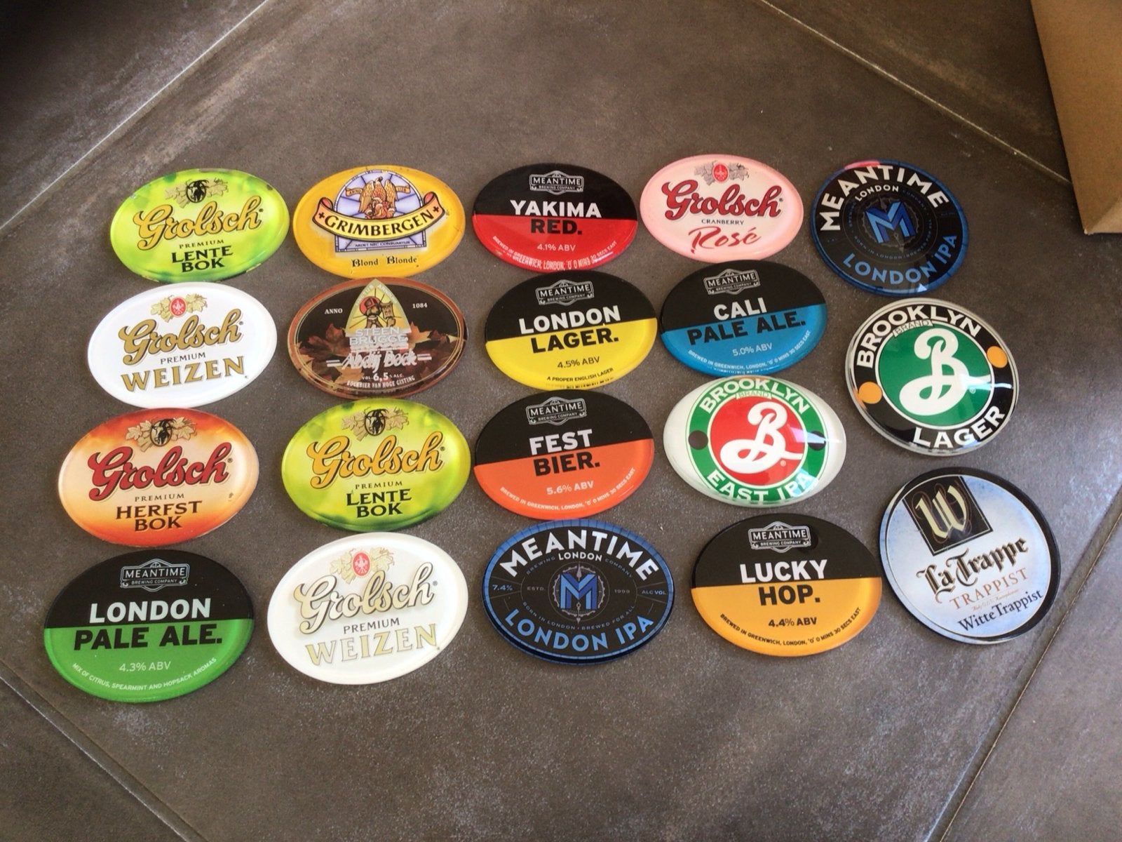 Taplenzen groot lot., Verzamelen, Ophalen of Verzenden, Gebruikt, Reclamebord, Plaat of Schild, Grolsch