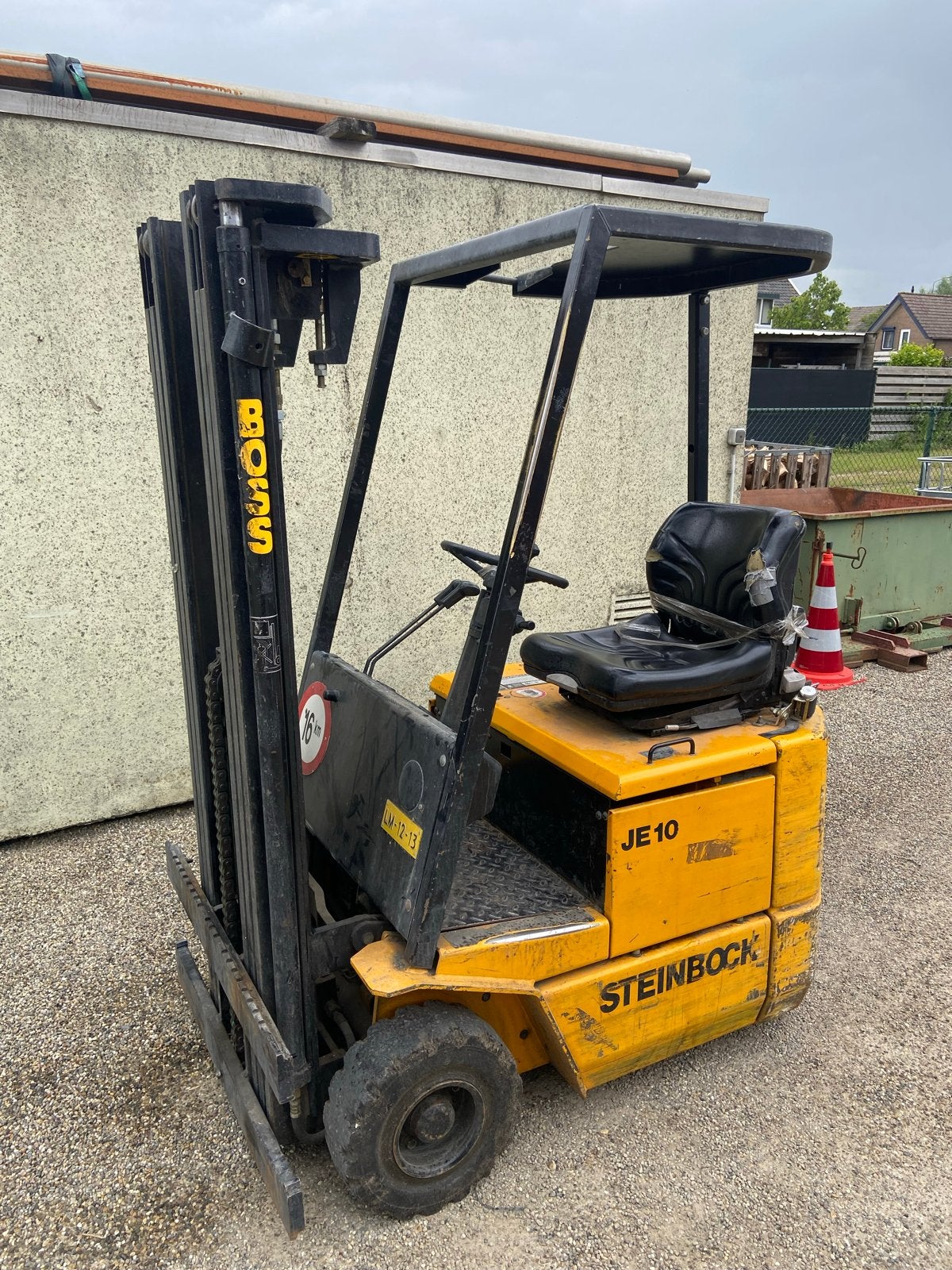 Boss Steinbock Heftruck JE10 - 24V - Onderdelen/Reparatie, 1000 tot 2000 kg, Ophalen, Elektrisch, Heftruck