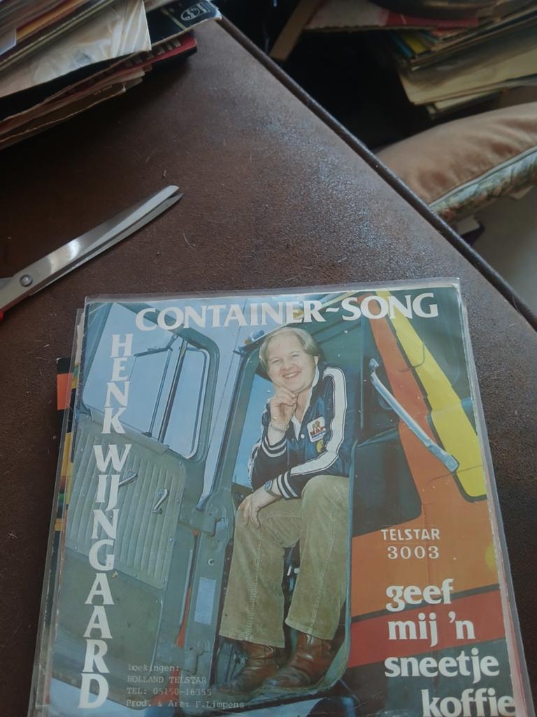 Henk wijngaard    container song, Cd's en Dvd's, Vinyl | Nederlandstalig, Ophalen of Verzenden, Zo goed als nieuw, Overige formaten