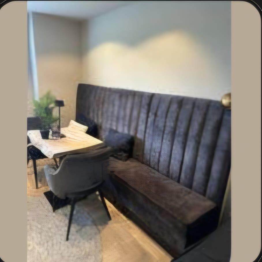 Riviera Maison eetkamer banken Dazzle grey NIEUW, Huis en Inrichting, Banken | Bankstellen, Ophalen, Minder dan 75 cm, 150 tot 200 cm