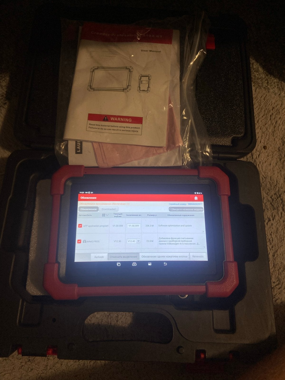 Launch CRP919BT OBD2 Scanner Diagnoseapparaat, Ophalen of Verzenden, Zo goed als nieuw