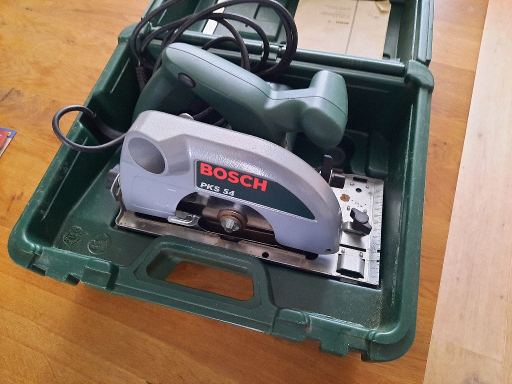 Bosch Cirkelzaag PKS 54, Doe-het-zelf en Verbouw, Ophalen, Gebruikt, Cirkelzaag, 600 tot 1200 watt