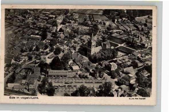 Ede in Vogelvlucht KLM opname  uitg P.Sibbles, Verzenden, 1920 tot 1940, Ongelopen, Gelderland