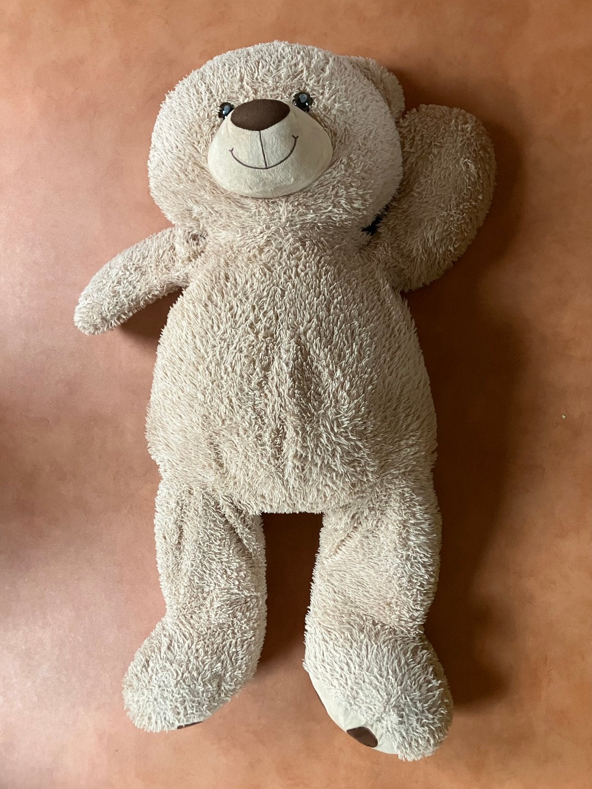 GRATIS AF TE HALEN: Grote knuffelbeer 120 cm, Ophalen, Gebruikt, Beer, Bruin