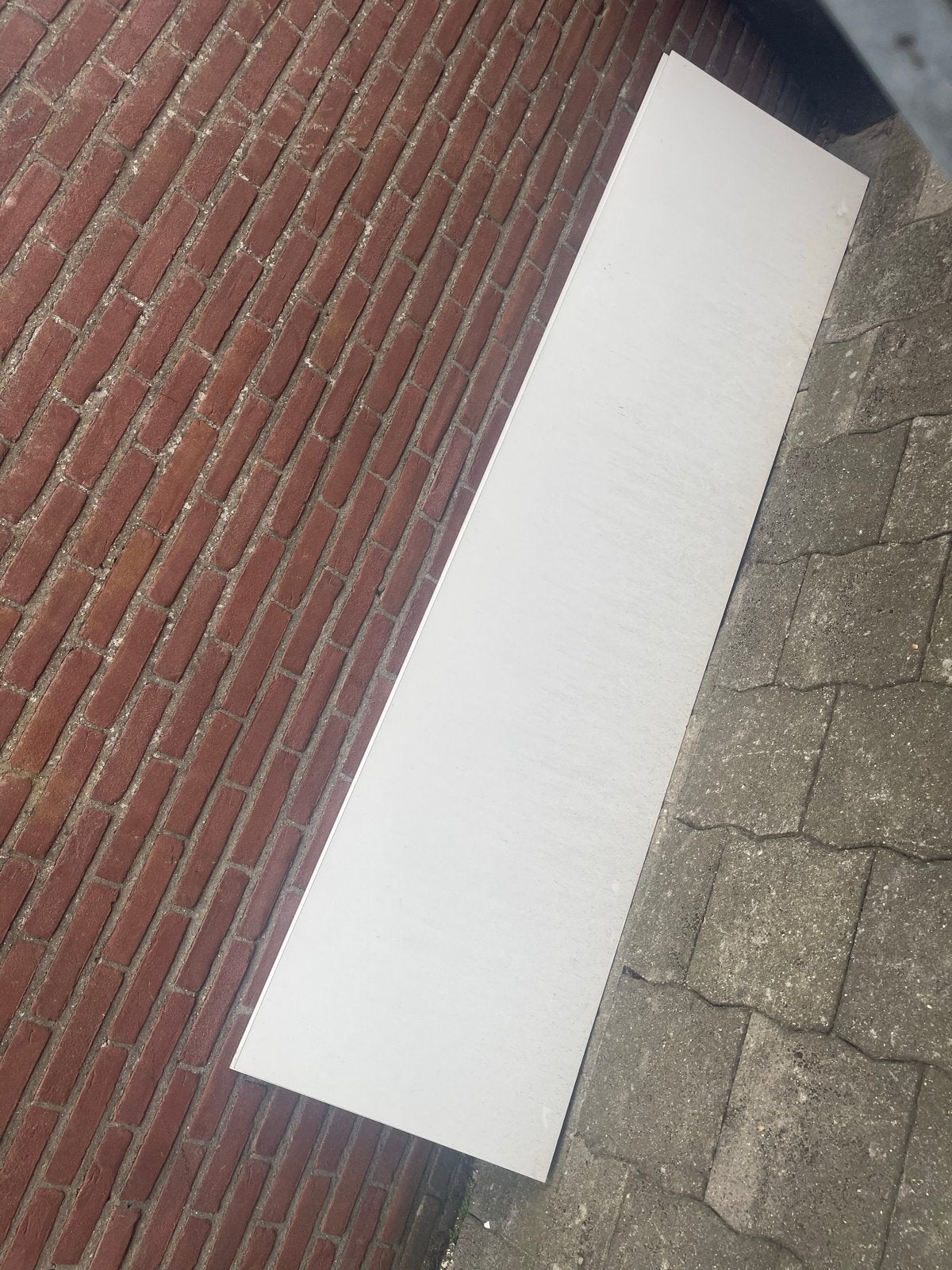Trespa plaat - Wit - hele trespa door 2, Ophalen of Verzenden, Gebruikt, HPL, Minder dan 20 mm
