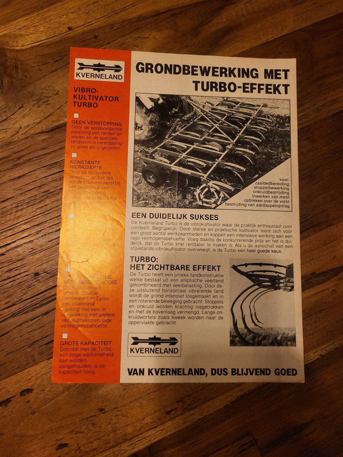 tractor folder Kverneland VIBRO cultivator, Ophalen of Verzenden, Zo goed als nieuw