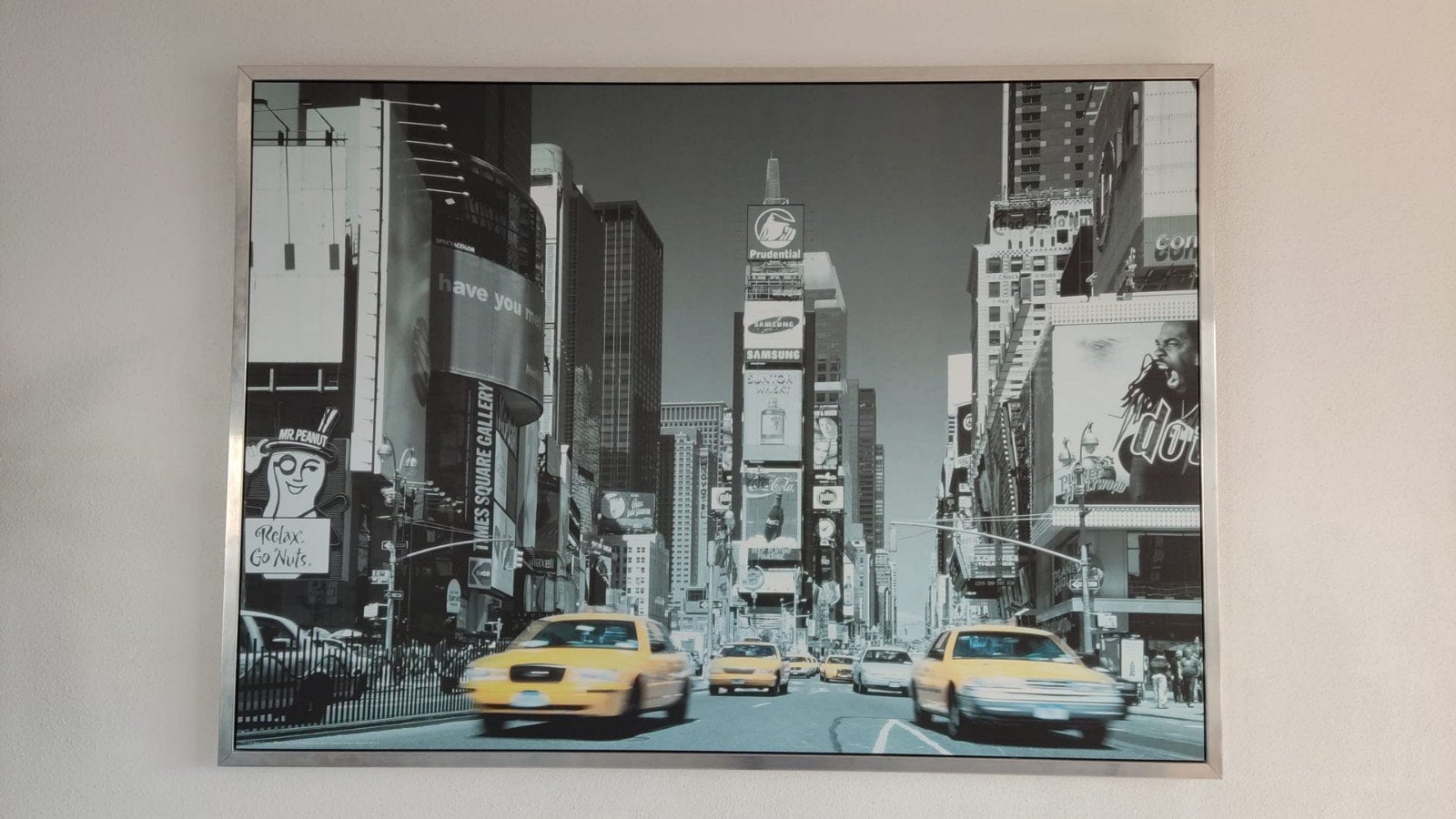 New York schilderij Ikea, Ophalen