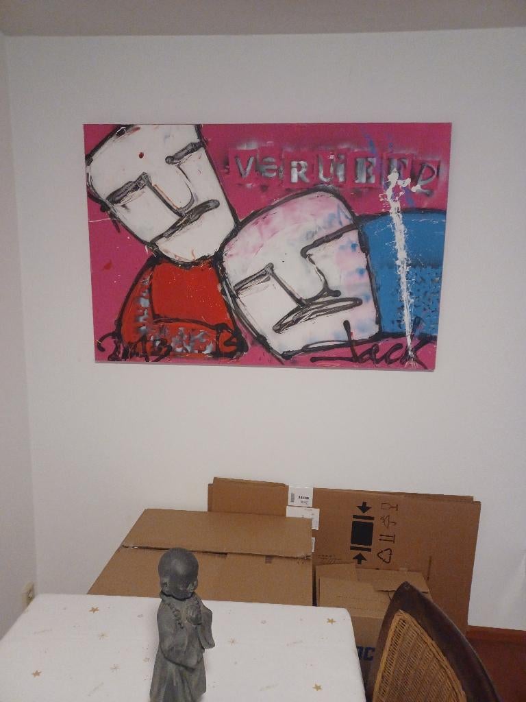 Schilderij jack art, Ophalen