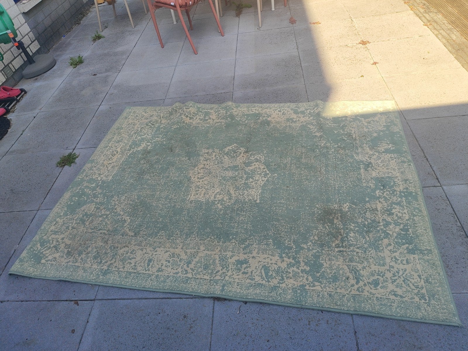 Fraai Home & Living vloerkleed groen oriental 160x220 cm, Ophalen, Gebruikt, 150 tot 200 cm, 200 cm of meer