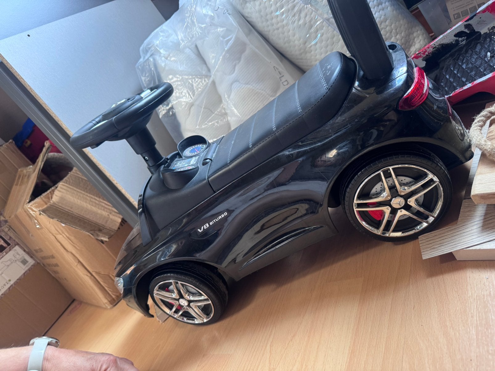 Loopauto mercedes, Ophalen, Zo goed als nieuw