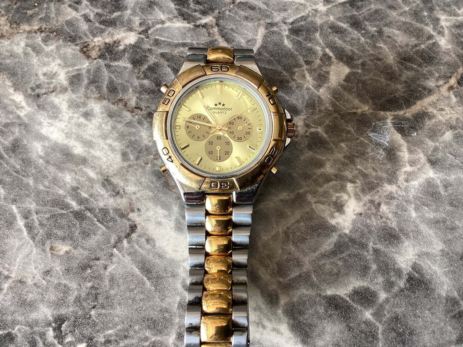 Horloge., Staal, Met bandje, Polshorloge, 1960 of later