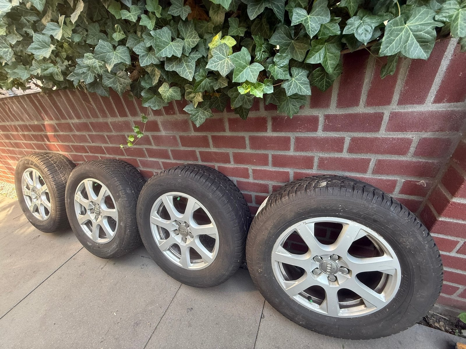 Velgen 17 inch Audi Q5 (4), Ophalen, Velg(en), 17 inch, Winterbanden