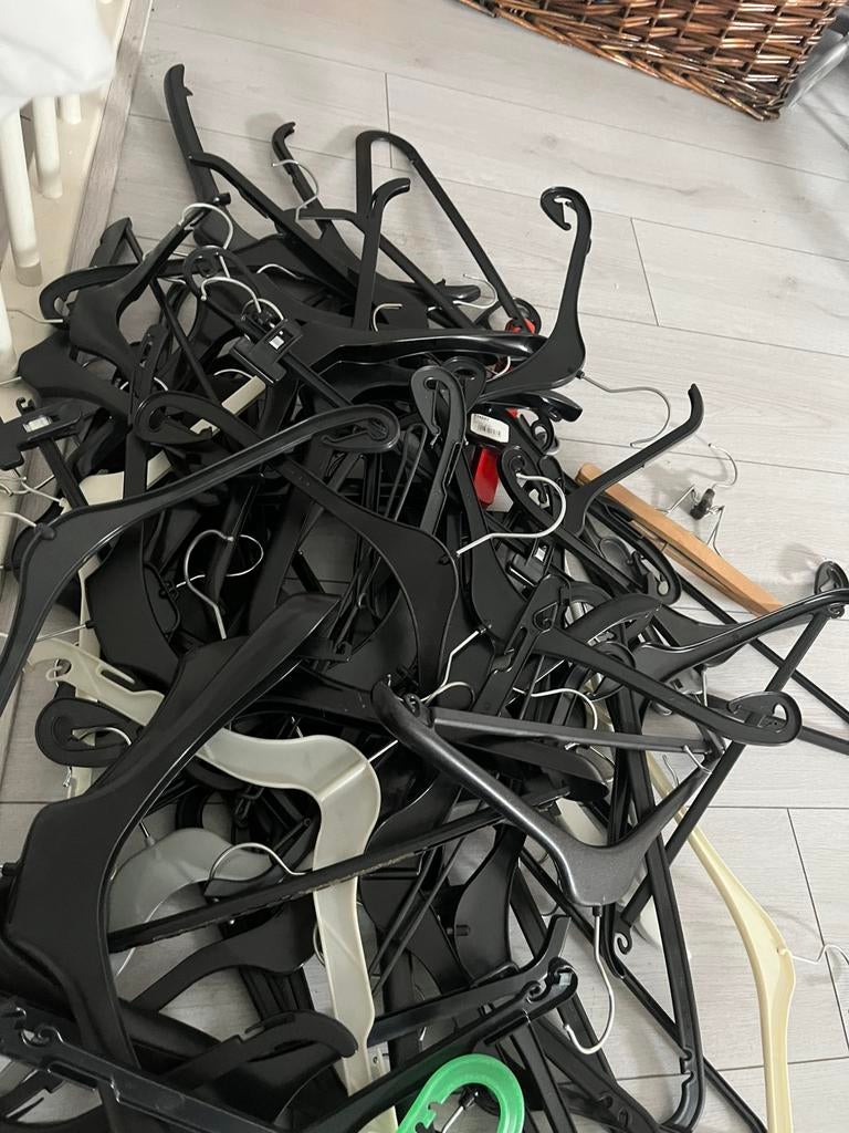 Kleding hangers, Ophalen of Verzenden, Zo goed als nieuw, Hout
