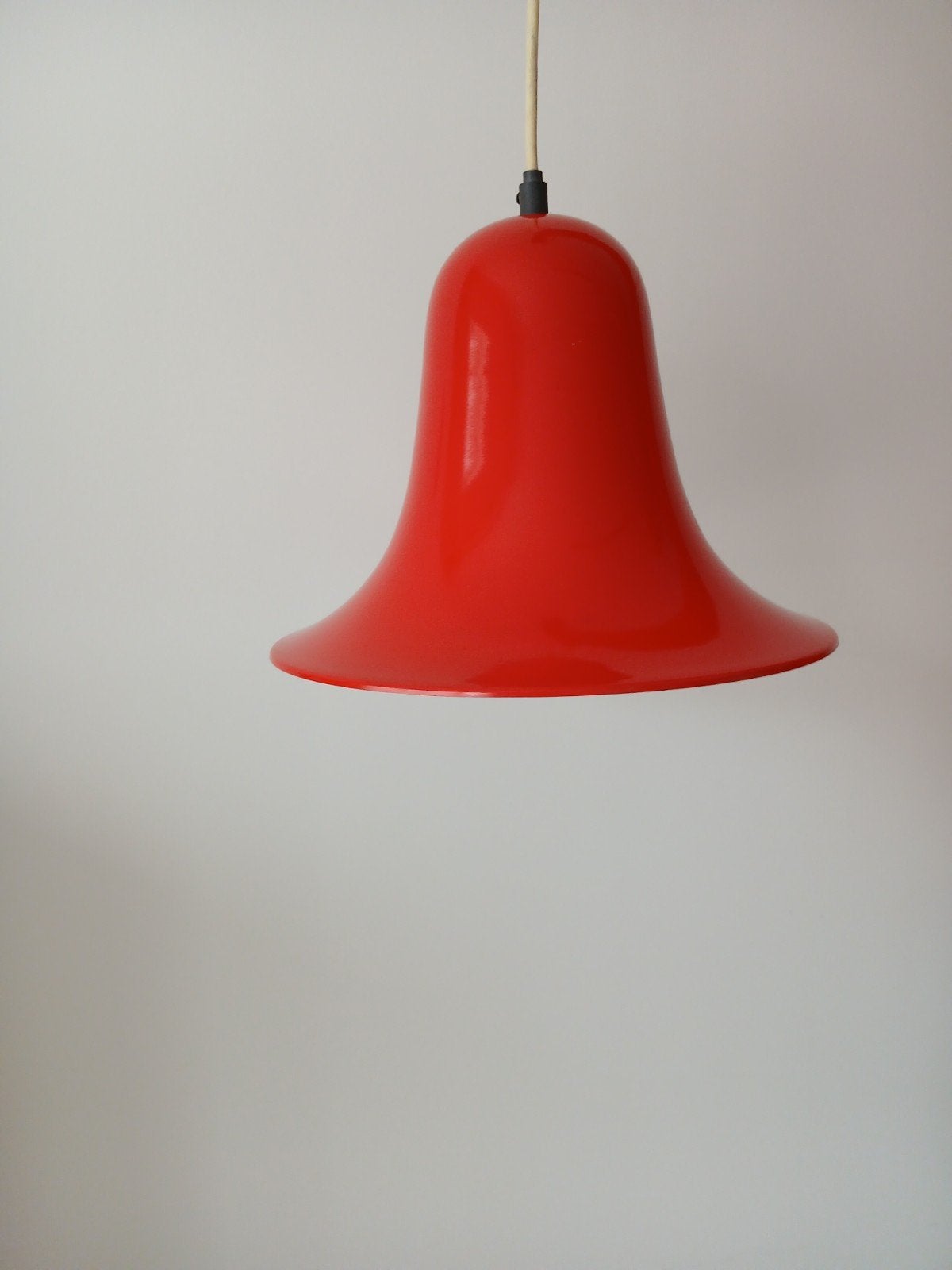 Verner Panton voor Verpan, Phantom vintage hanglamp rood, Gebruikt, Vintage design Scandinavisch Panton voor Verpan, Phantom, Ophalen of Verzenden
