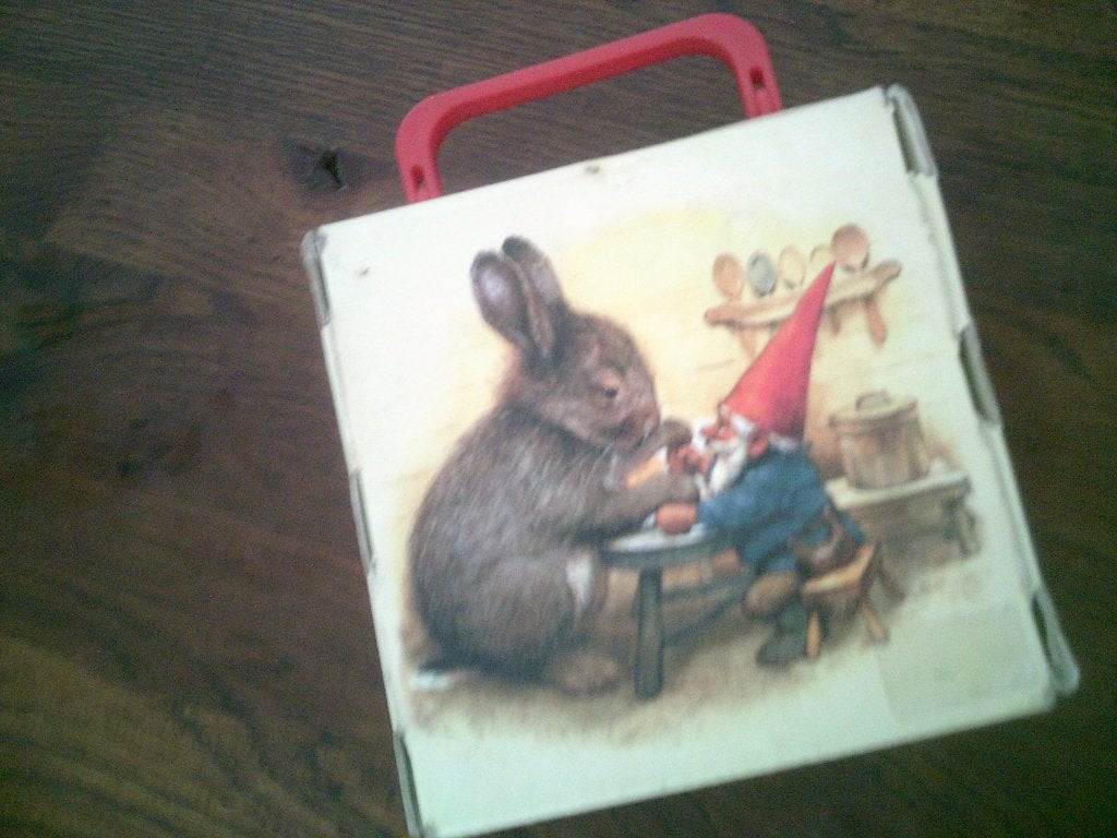 Vintage koffertje David de Kabouter, Ophalen of Verzenden
