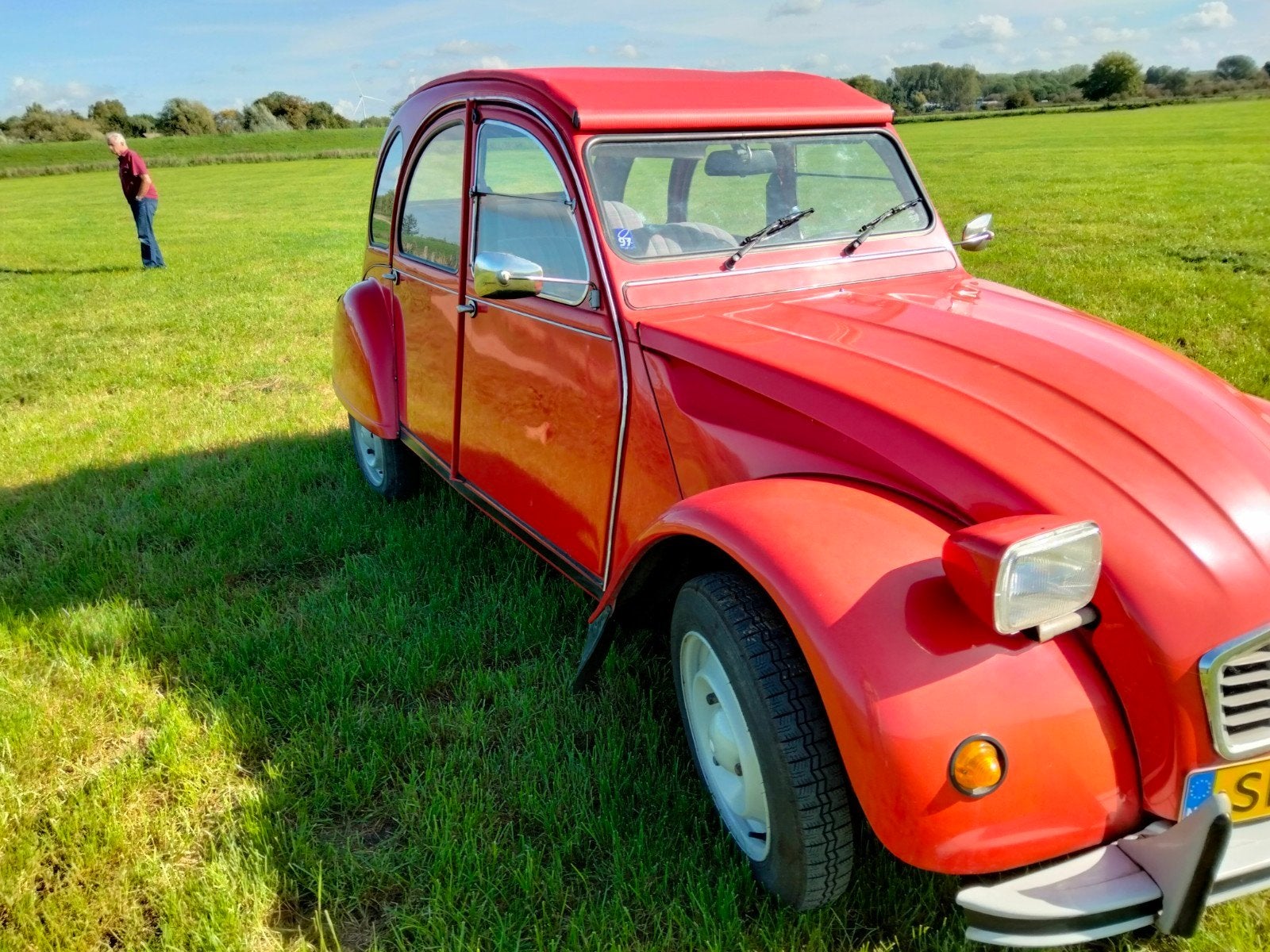 Citroën 2CV 0.6 Club S6 1987 Rood, Auto's, Voorwielaandrijving, 602 cc, 2CV, Origineel Nederlands