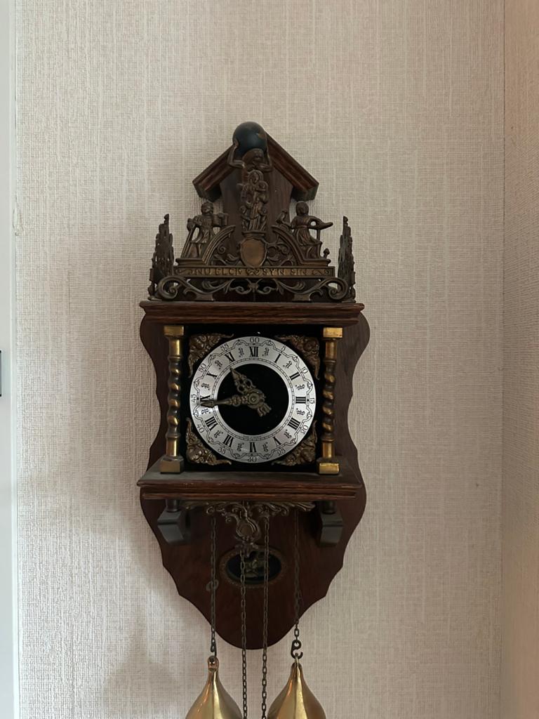 Mooie antieke wandklok - Goede staat, Ophalen