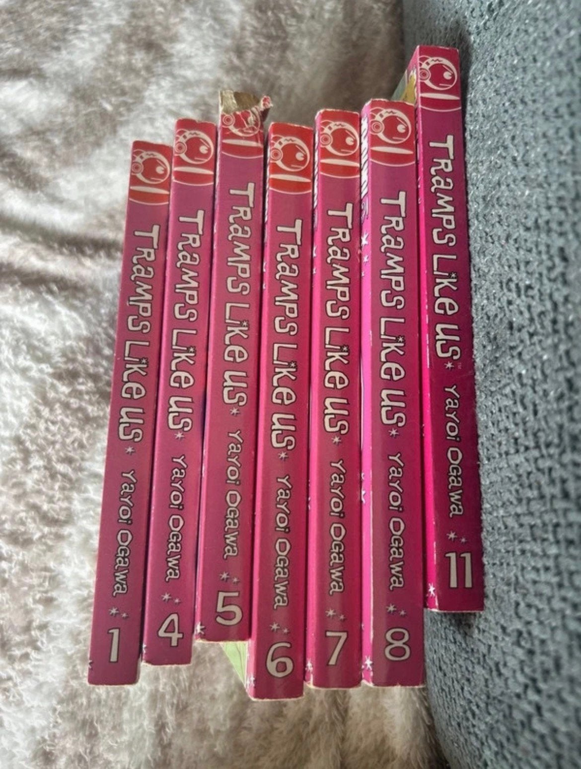 Tramps like us 1 4 5 6 7 8 11, Boeken, Gelezen, Ophalen of Verzenden, Japan (Manga), Meerdere comics