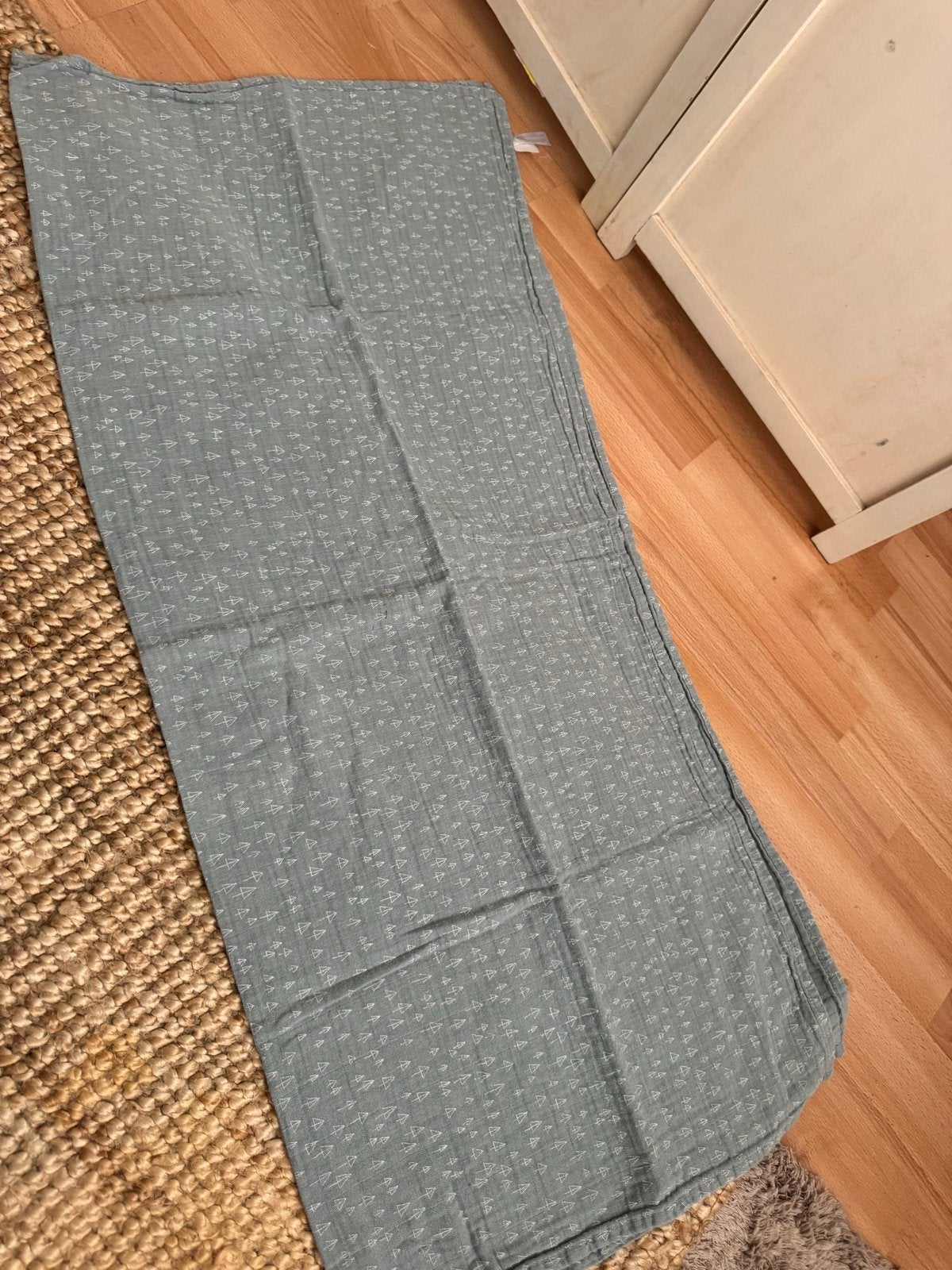Hydrofiele doek met boompjesprint, Groen, Hydrofiele doek, Ophalen of Verzenden, Zo goed als nieuw