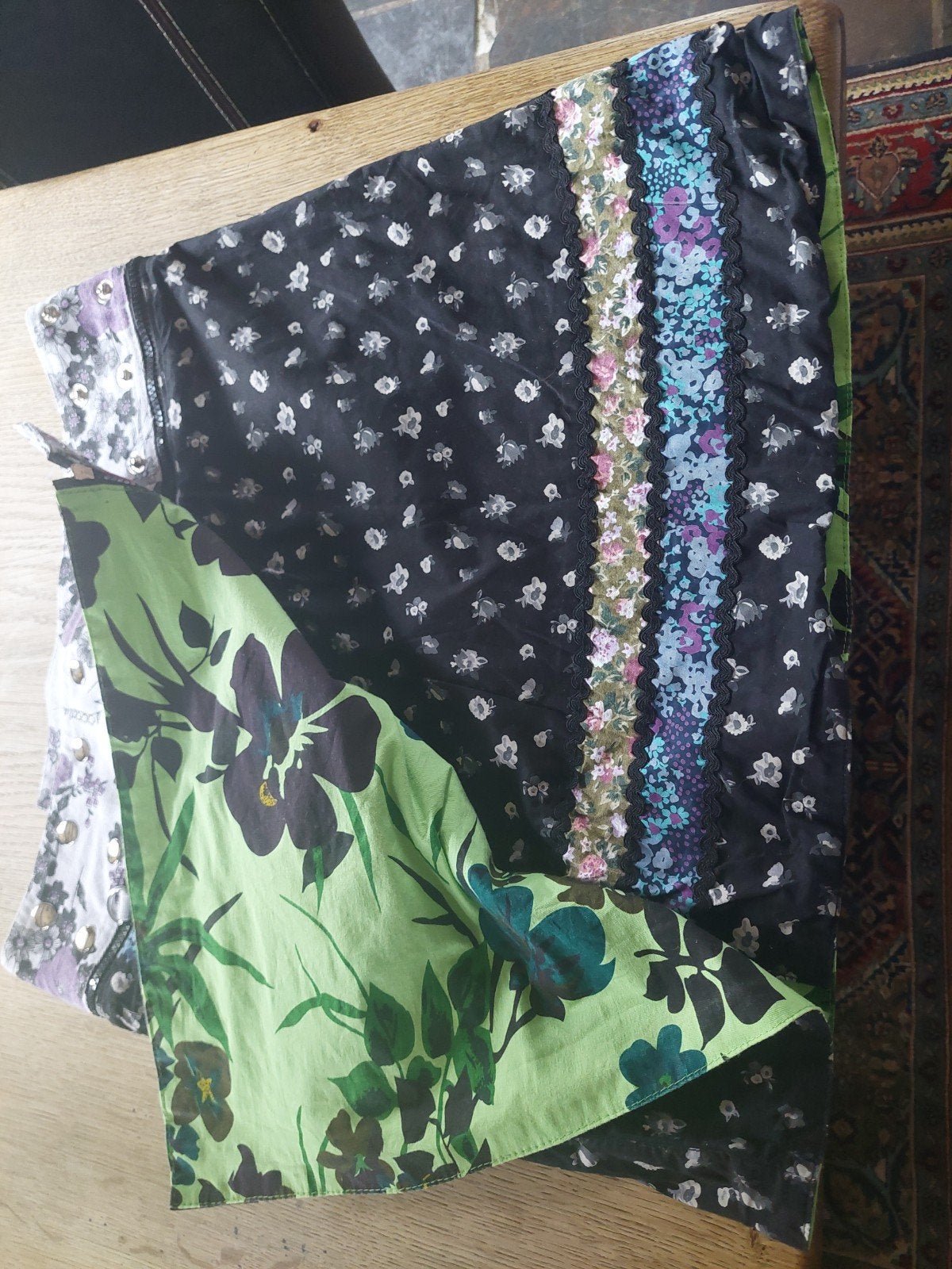 Zand Amsterdam Wikkelrok - Bloemenprint, Kleding | Dames, Rokken, Zand Amsterdam, Meerkleurig, Maat 42/44 (L), Ophalen of Verzenden