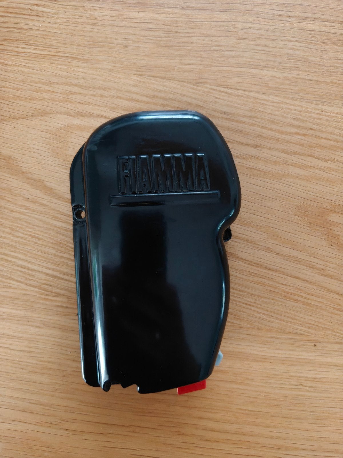Fiamma F45S Linker Eindkap - Zwart (Gebruikt), Ophalen of Verzenden, Gebruikt