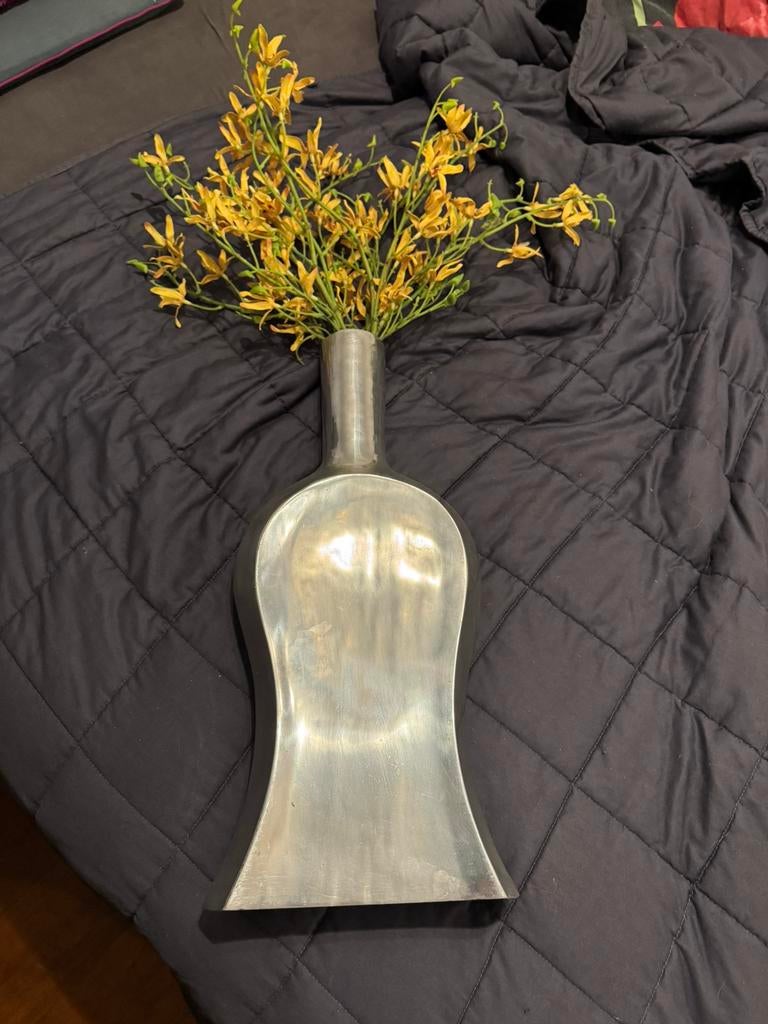 Disgn vaas rvs, Overige materialen, Overige kleuren, 50 tot 75 cm, Ophalen of Verzenden