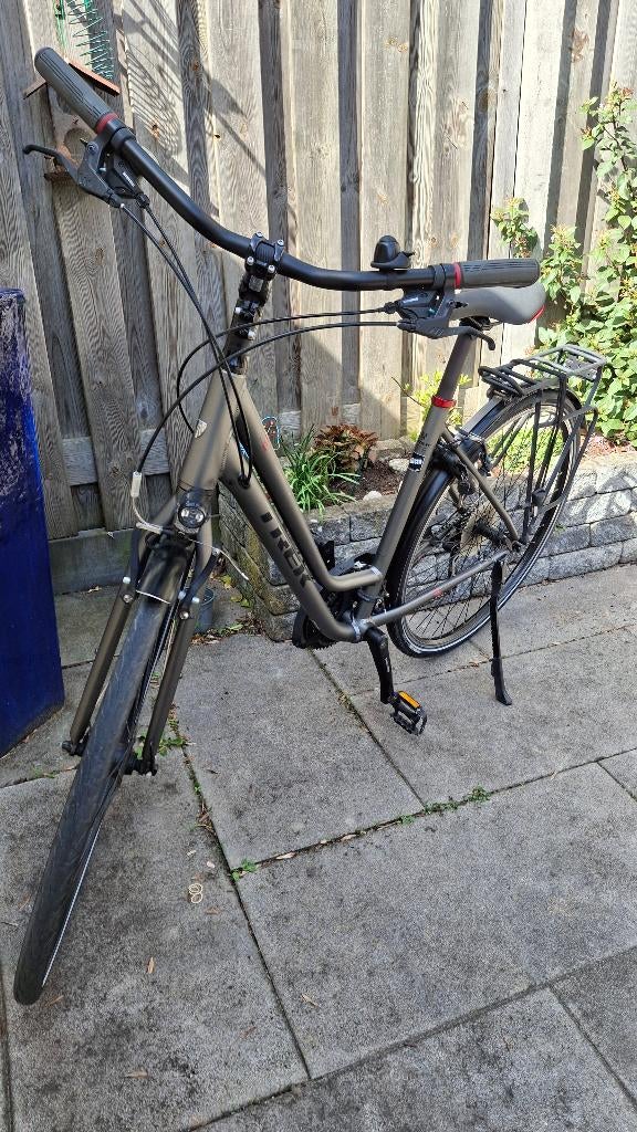 TREK X300 Damesfiets Grijs maat 50, Fietsen en Brommers, Gebruikt, Velgrem, Versnellingen, 50 tot 53 cm