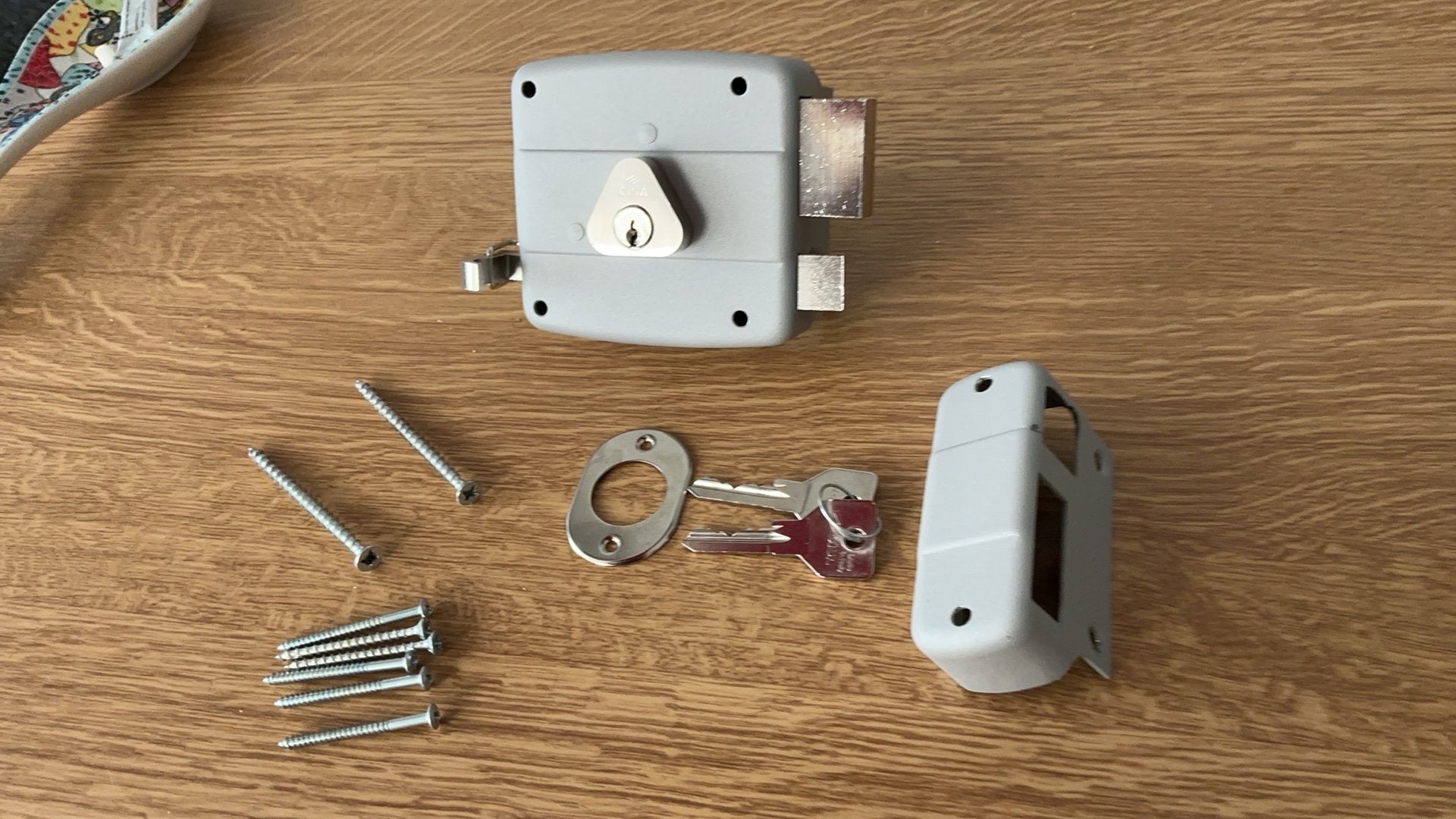Cisa oplegslot grijs., Ophalen, Zo goed als nieuw, Slot