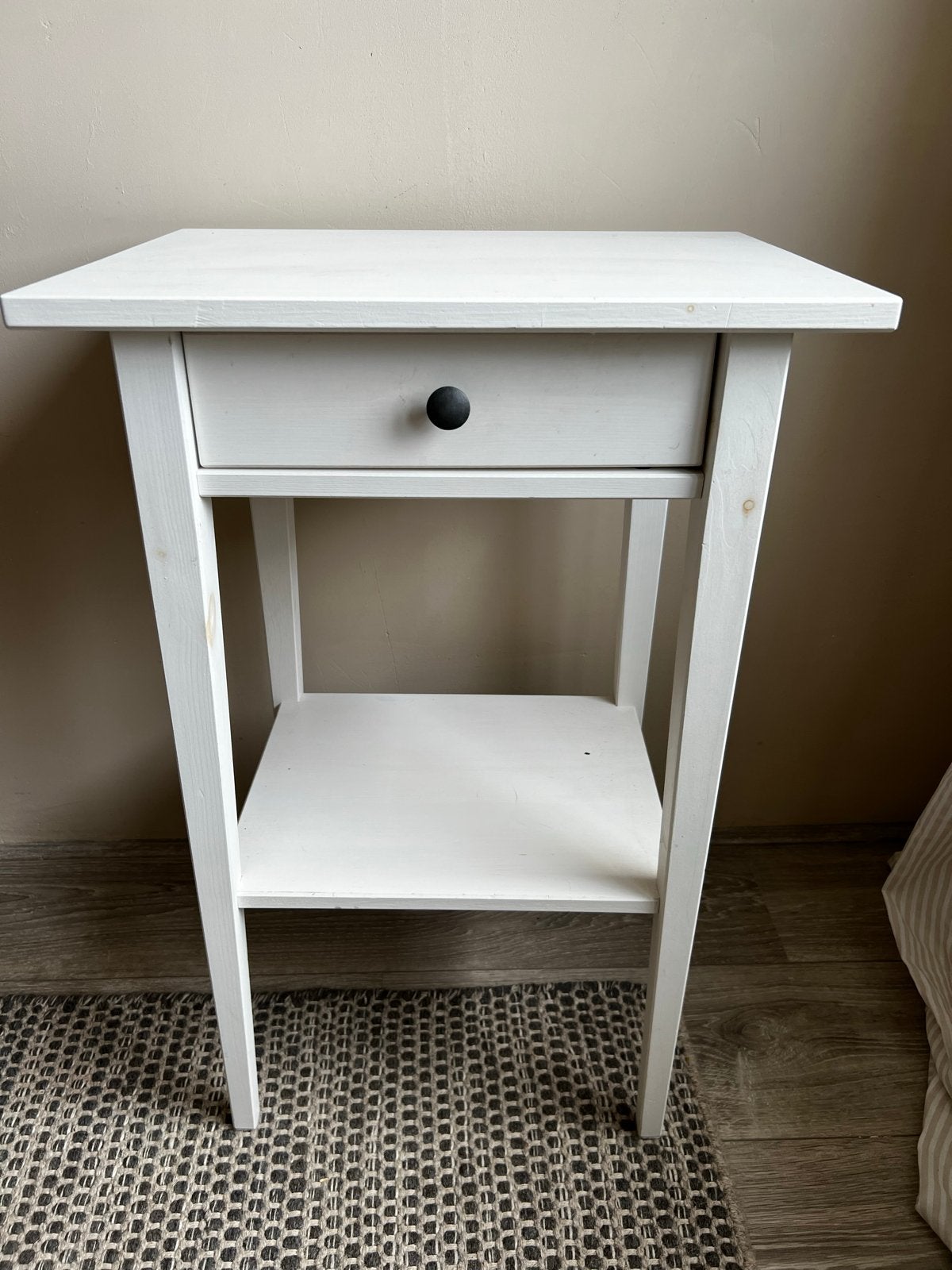 IKEA Nachtkastjes (2 stuks) - Wit, zsm weg, Huis en Inrichting, Ophalen, Gebruikt, Minder dan 45 cm, 55 tot 70 cm