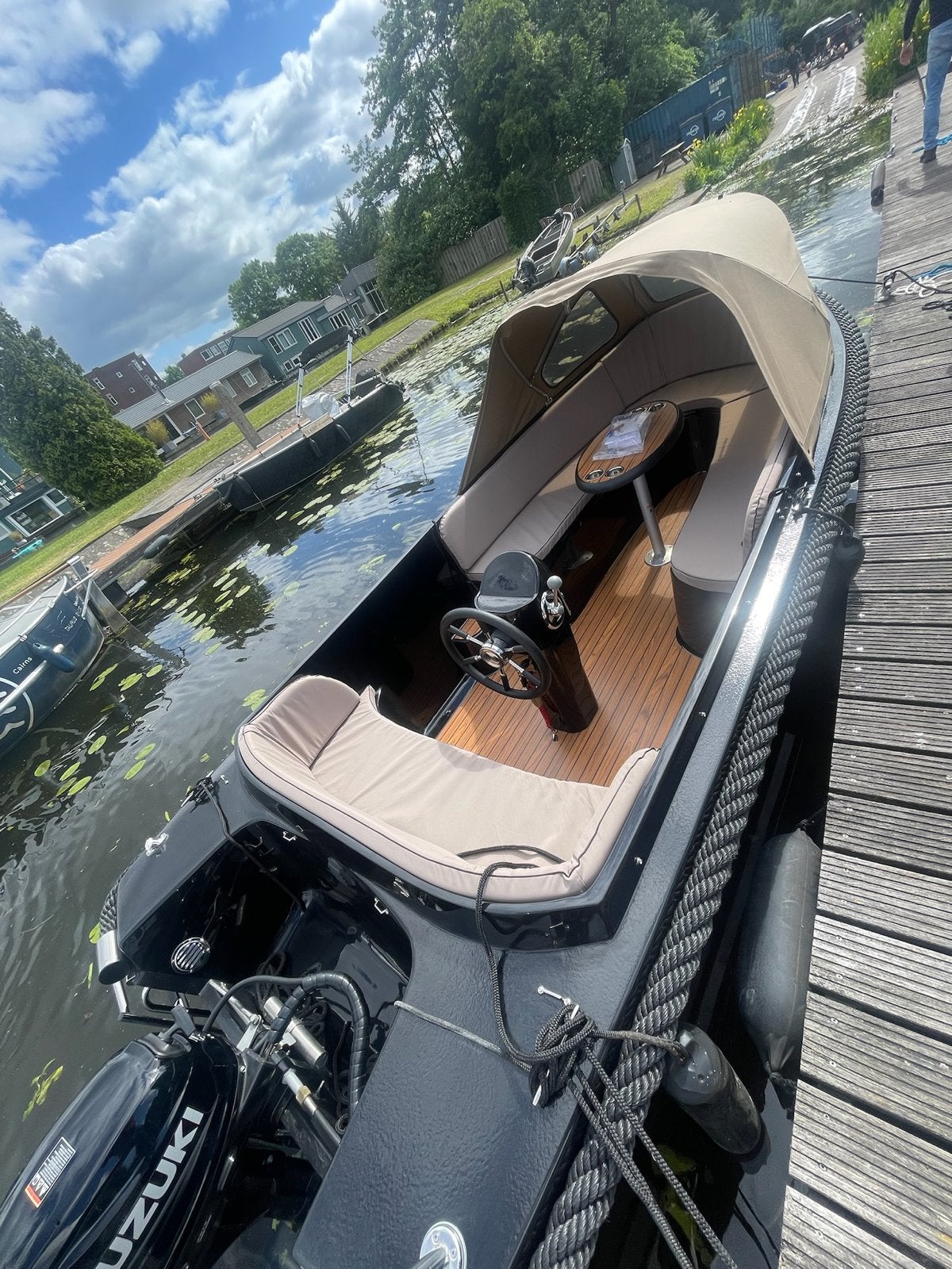 WSR 475 luxe sloep – zo goed als nieuw – Suzuki 9.9 PK, Overige typen, Zo goed als nieuw, Zonnedek, Ophalen