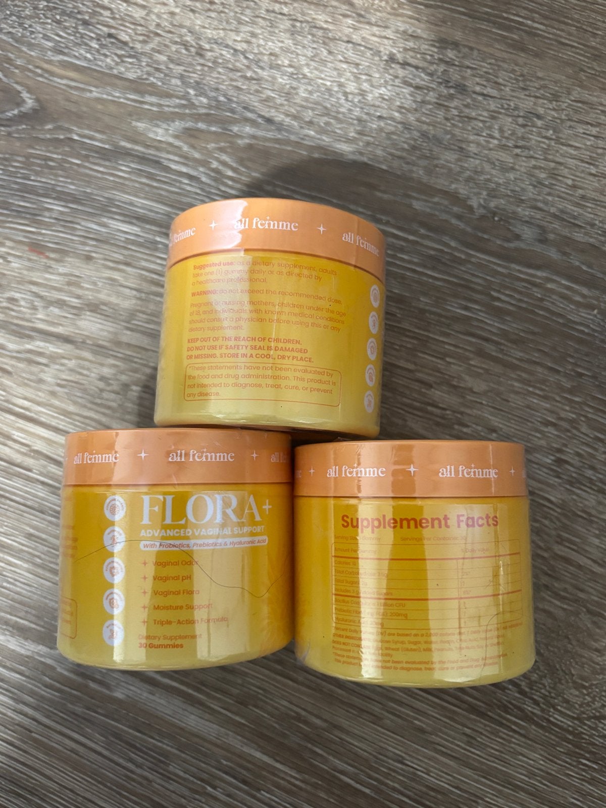 All Femme Flora+ Vaginale Ondersteuning Gummies, Ophalen of Verzenden, Nieuw, Poeder of Drank