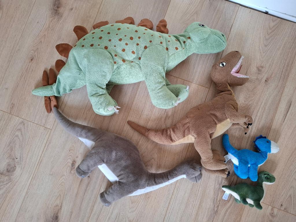 Dino knuffels, Ophalen of Verzenden, Zo goed als nieuw, Dinosaurus