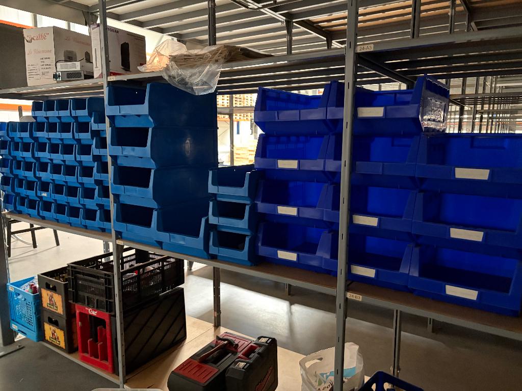 Opberg bakken verschillende maten blauw, Ophalen of Verzenden, Zo goed als nieuw