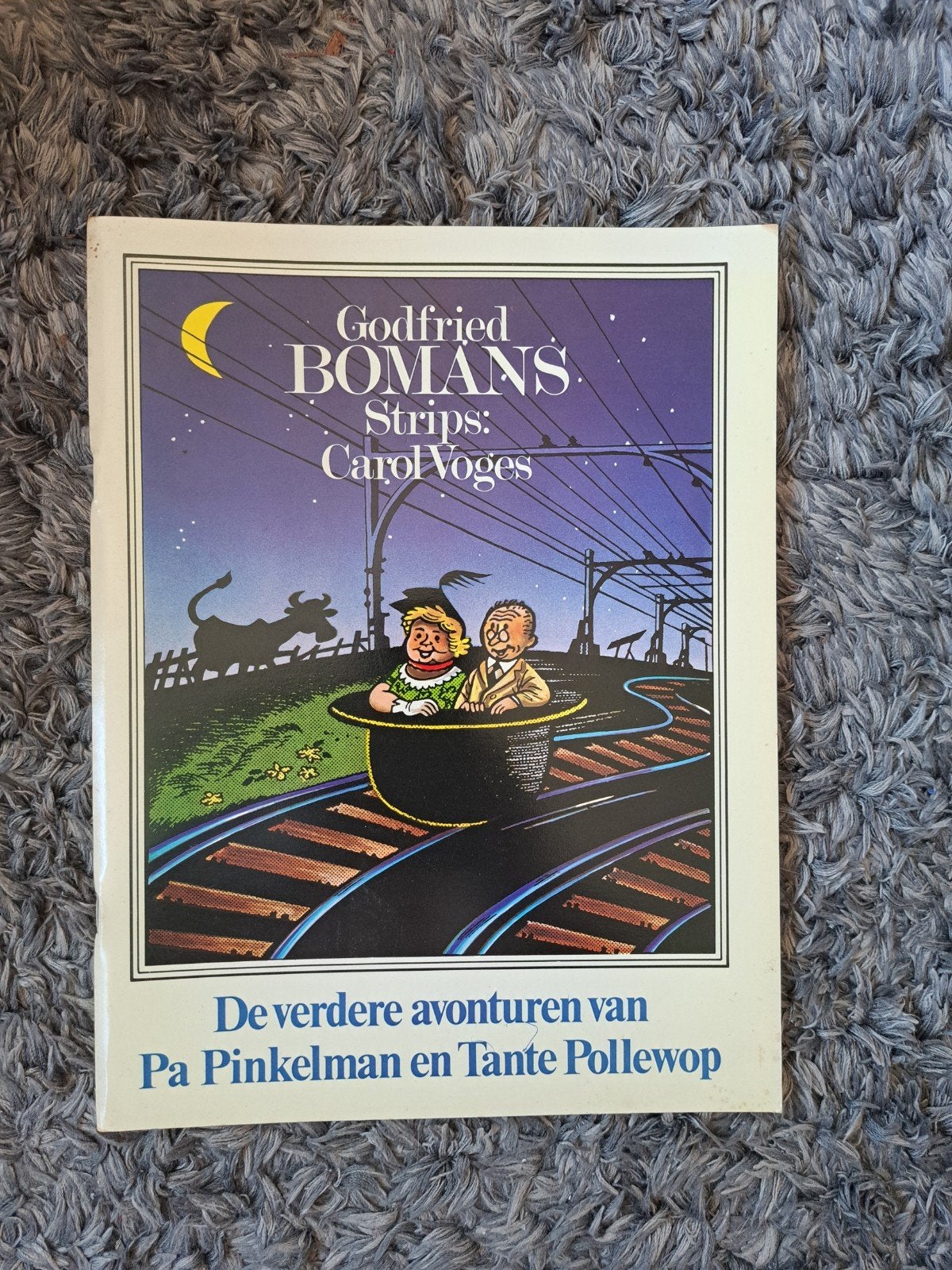 De verdere avonturen van Pa Pinkelman en.  - Godfried Bomans, Eén stripboek, Ophalen of Verzenden, Gelezen