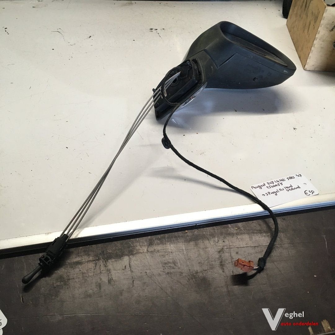 Peugeot 207 1.4 hdi 5drs 2007 2500055  Handbed Buitenspiegel, Gebruikt, -, -, Ophalen of Verzenden