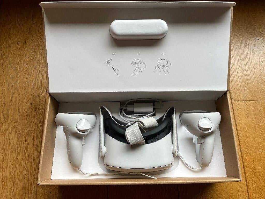 Oculus Quest 2 - 128GB, Ophalen of Verzenden, Gebruikt, VR-bril, Overige platformen