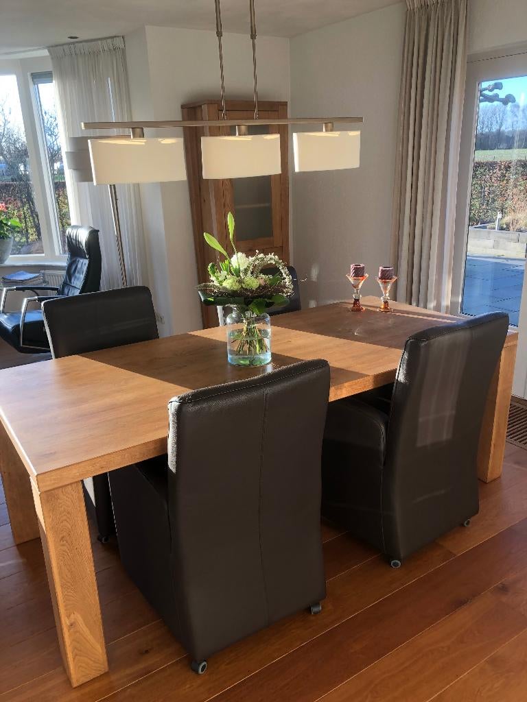 eetkamer set, Huis en Inrichting, Tafels | Eettafels, Ophalen, Gebruikt, 100 tot 150 cm, Klassiek