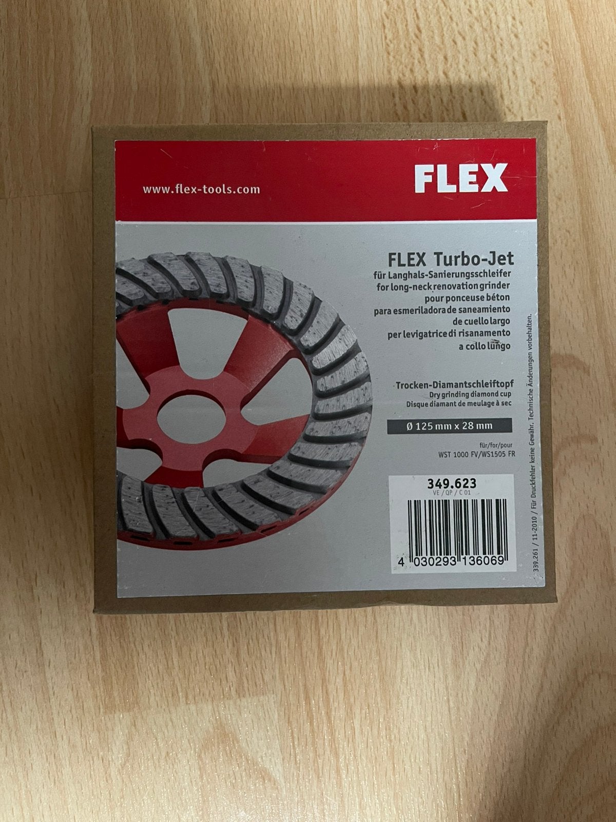 FLEX Turbo-Jet diamantkomschijf 125 mm, Verzenden, Nieuw, 1000 watt of meer, Overige typen