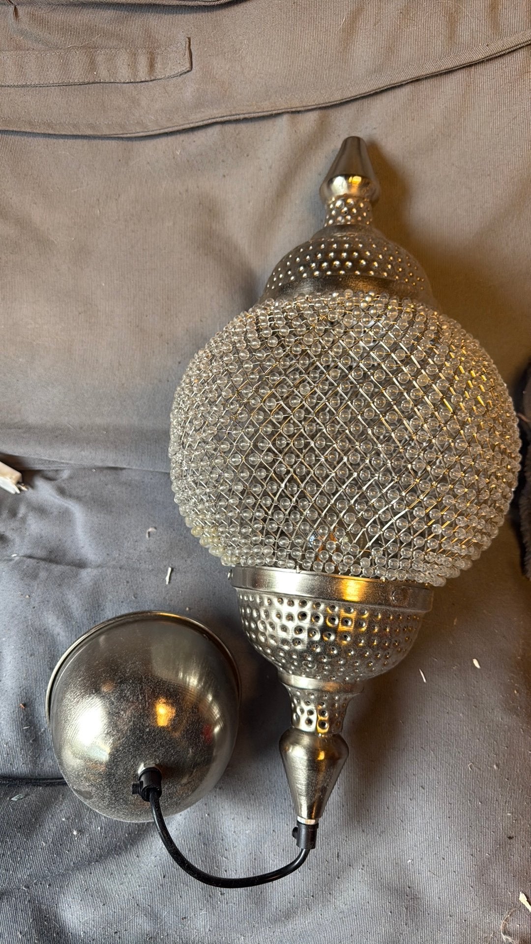 Marokaanse lamp, Huis en Inrichting, Ophalen of Verzenden, Zo goed als nieuw, Minder dan 50 cm