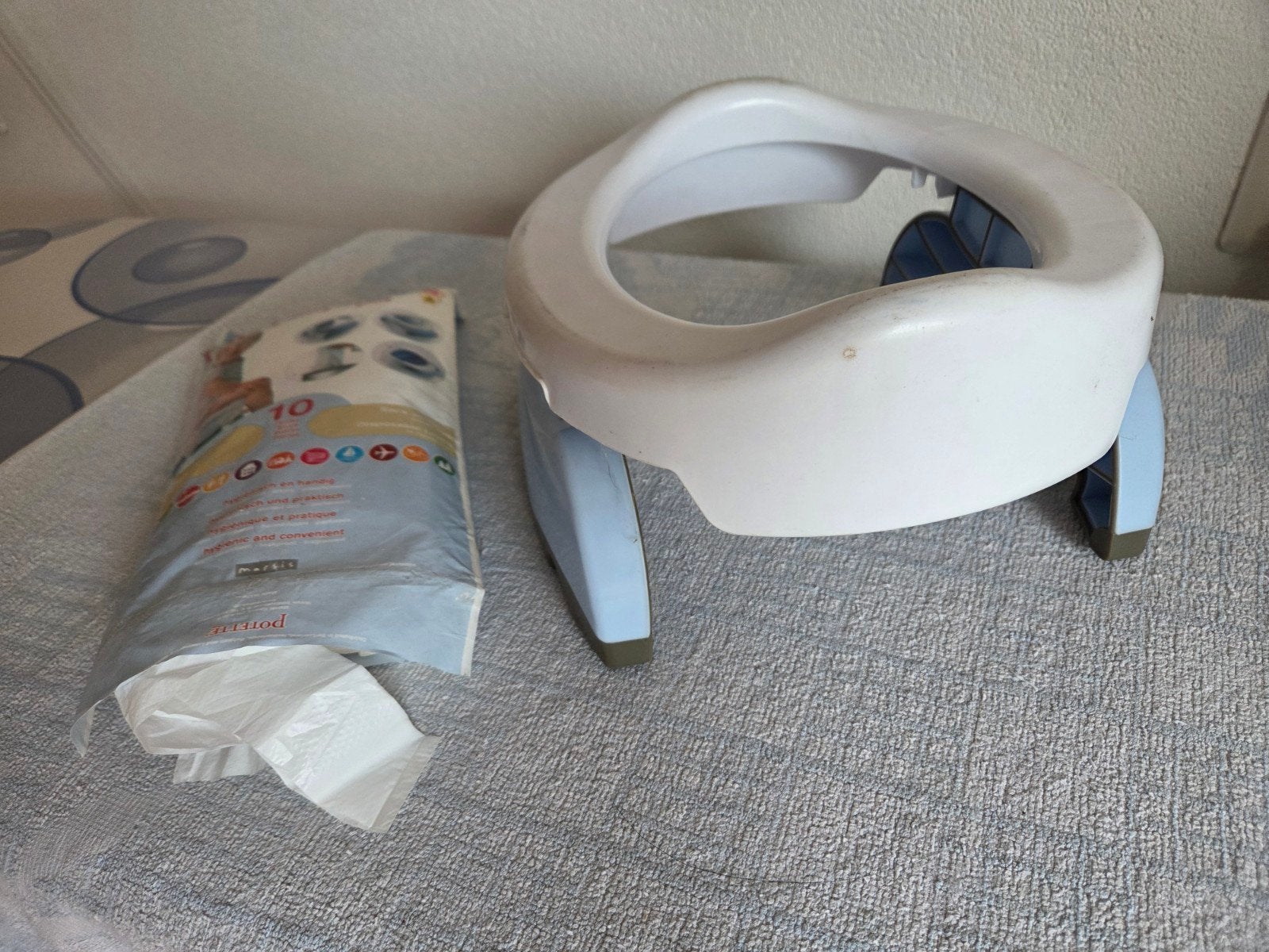 reisapot + wc bril/ potette plus, Ophalen