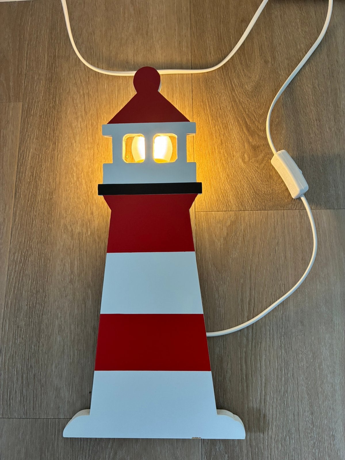 Kinderlamp vuurtoren, Ophalen, Zo goed als nieuw, Lamp