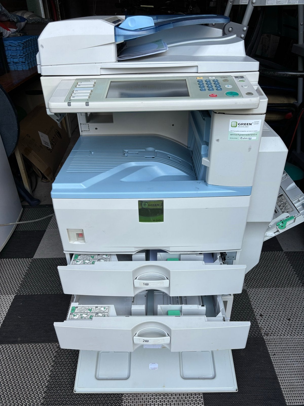 Ricoh MP 2851 Kopieermachine - storing/onderhoud nodig, Ophalen, Gebruikt