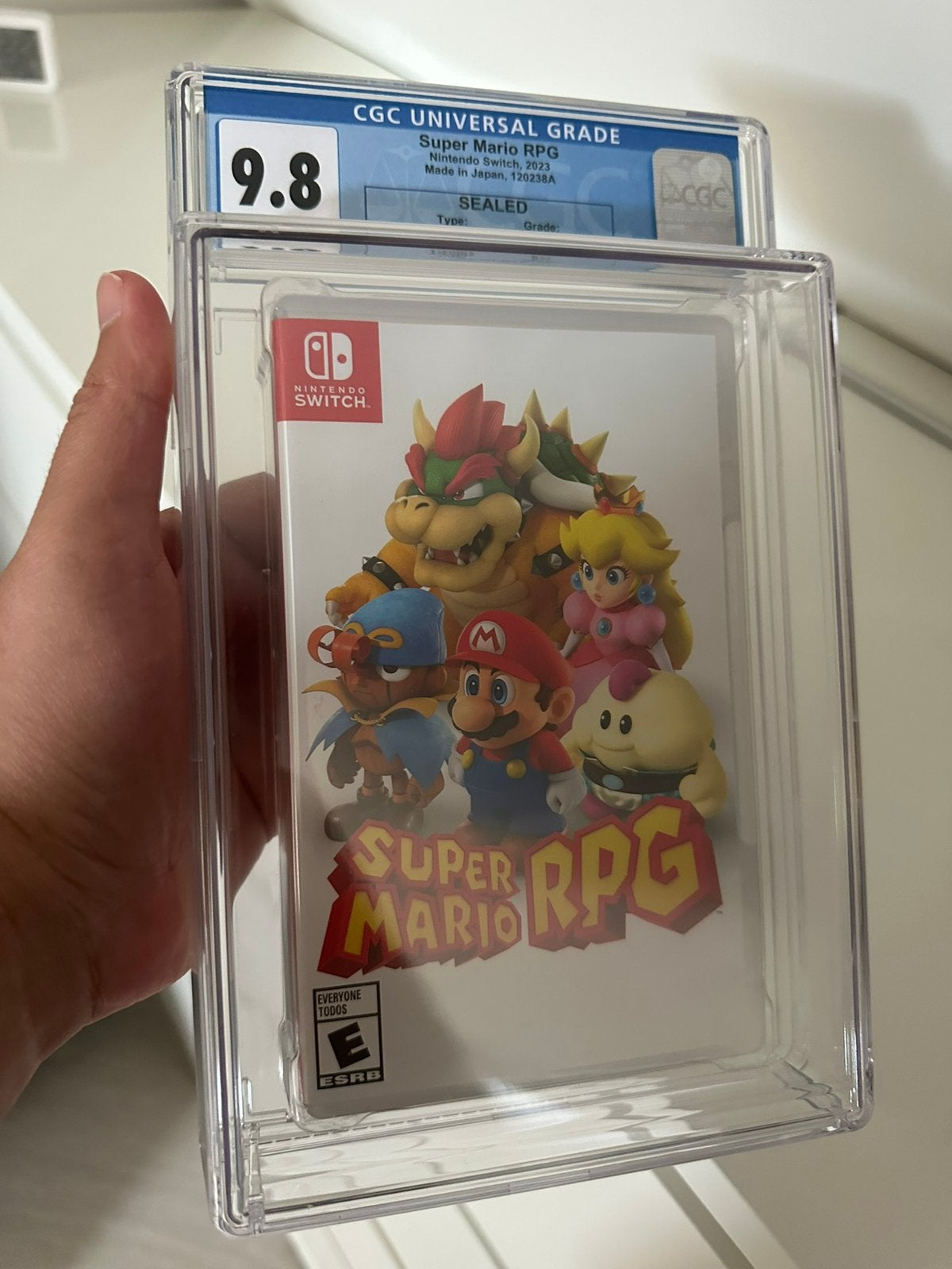 Super Mario RPG Switch sealed graded door CGC 9.8, Spelcomputers en Games, 1 speler, Nieuw, Ophalen of Verzenden, Role Playing Game (Rpg)