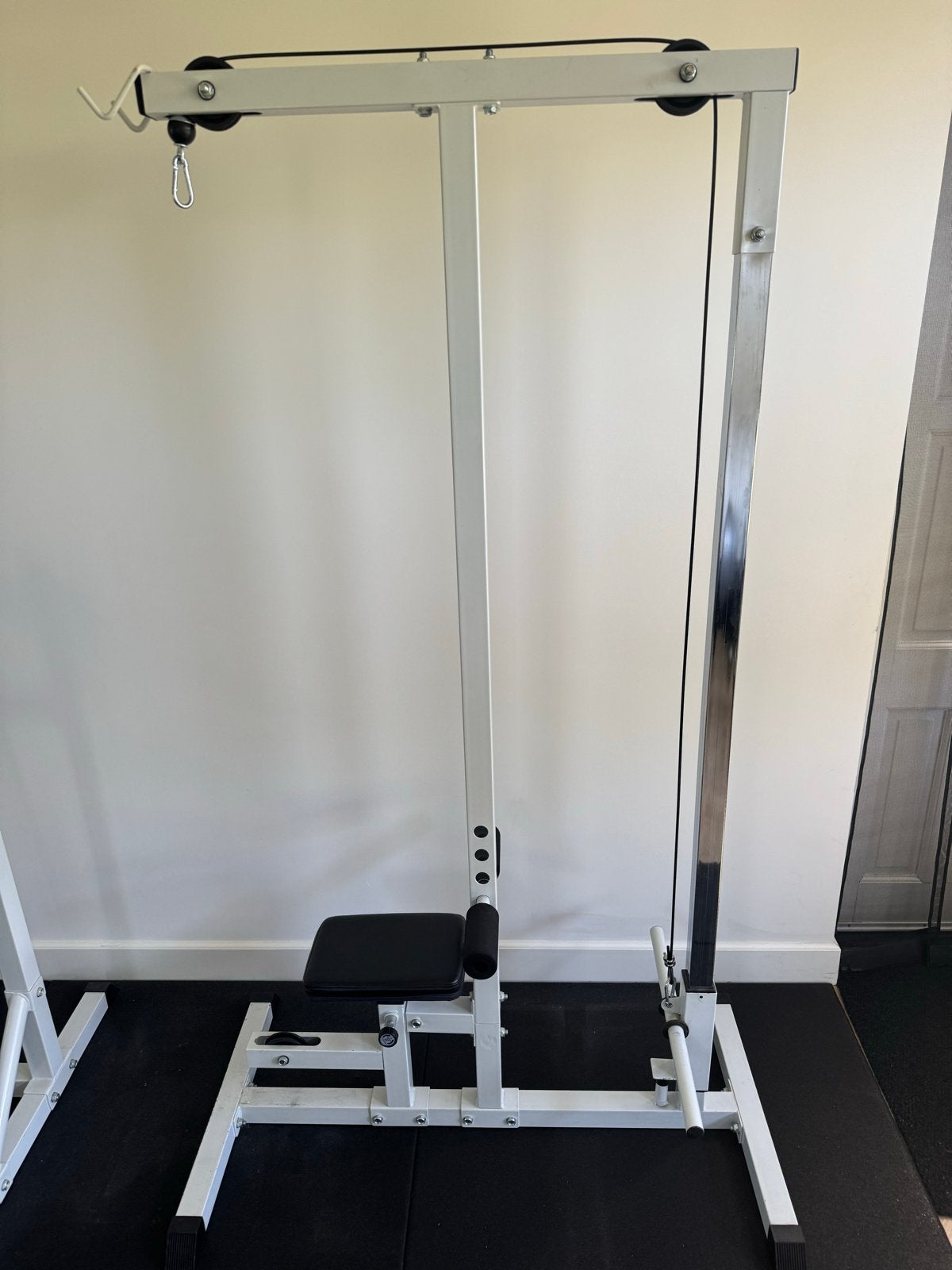 Krachtstation Lat Pulldown Machine met diverse handvatten, Gebruikt, Krachtstation, Armen, Ophalen of Verzenden